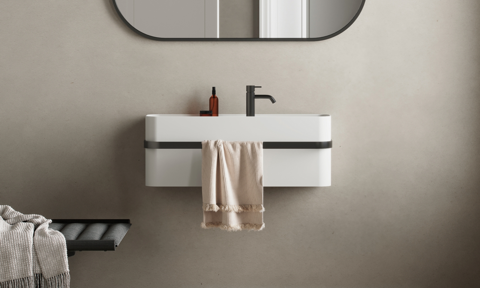 Yuno Rail 80 Basin - Copenhagen Bath