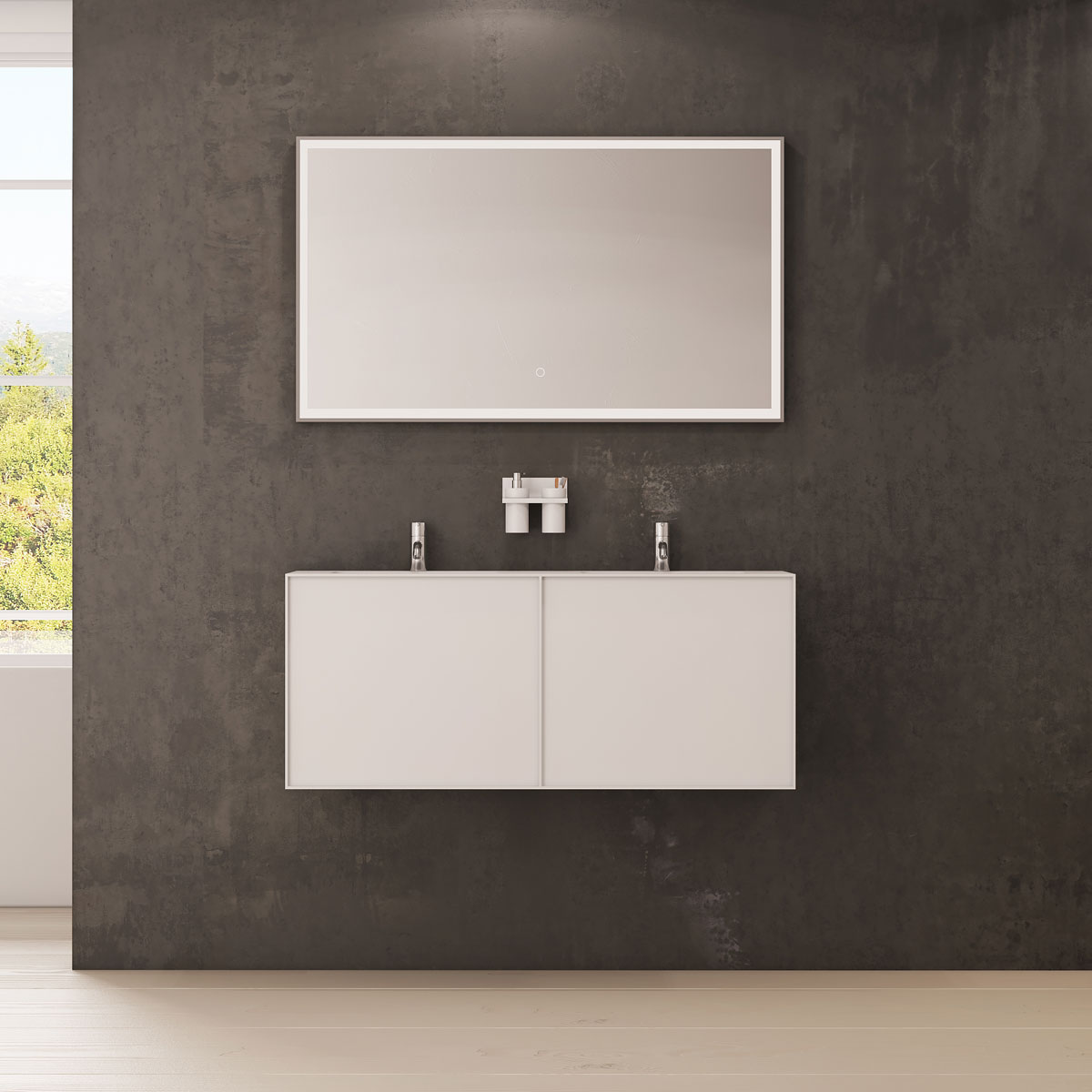 Nexø 120 kabinet med dobbelt vask image