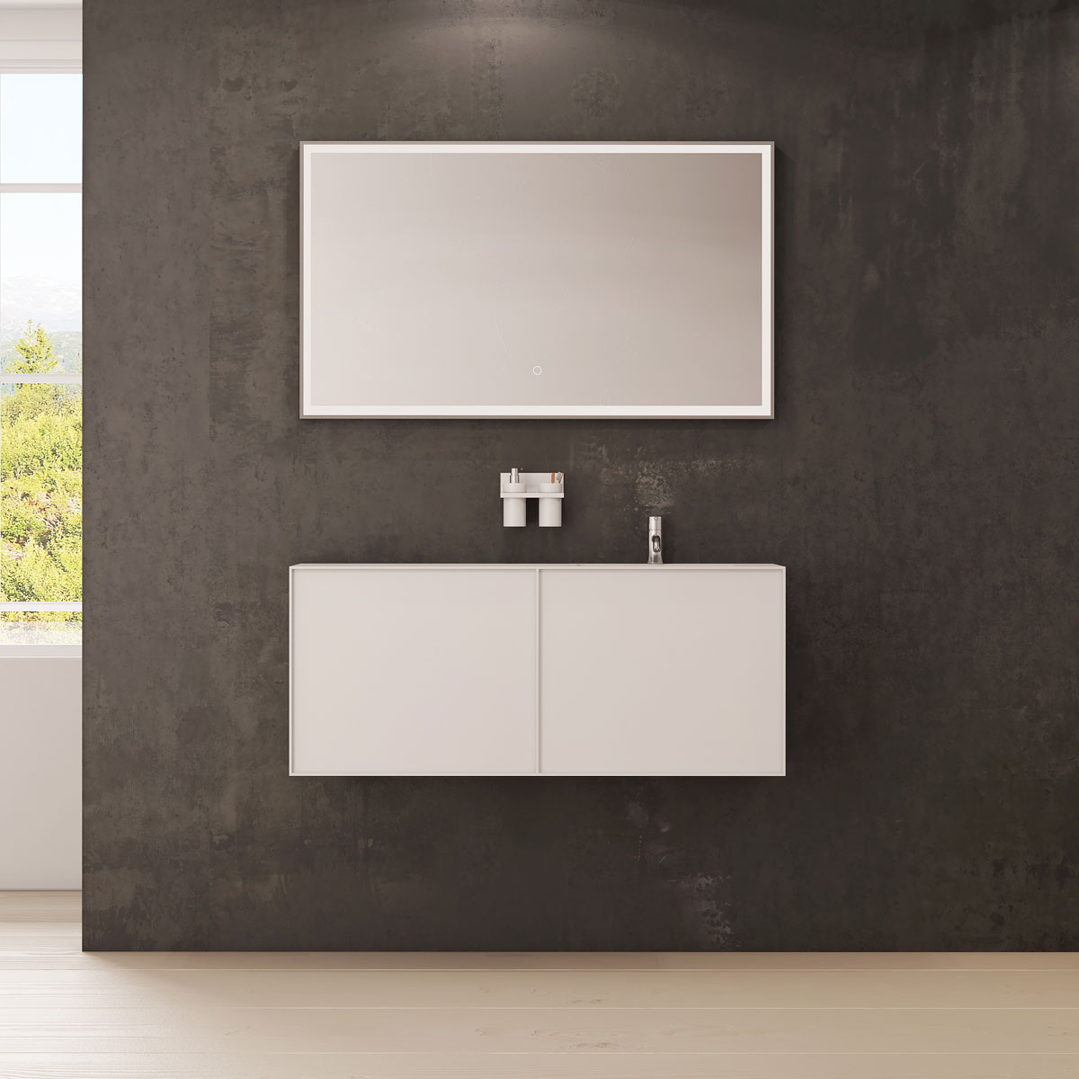 Nexø 120 kabinet med højre vask image