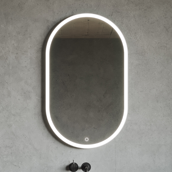 Samsø - oval mirror image