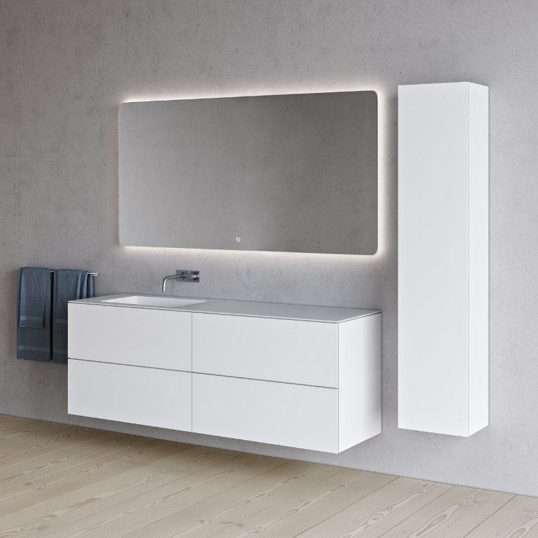SQ2 160 double cabinet with left basin image
