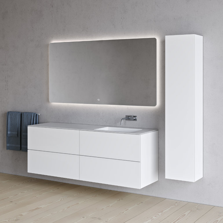 SQ2 160 dobbelt kabinet med højre vask image